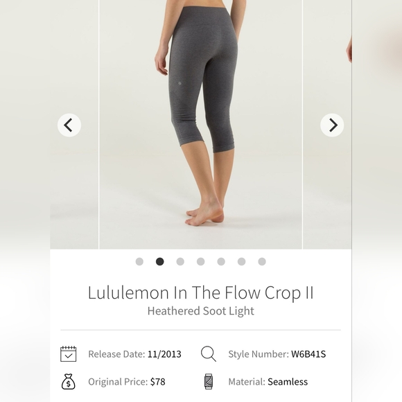 Lululemon Flow size 6 - Picture 2 of 5